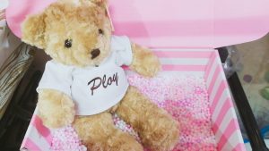 ขายตุ๊กตาหมีพร้อมปัก