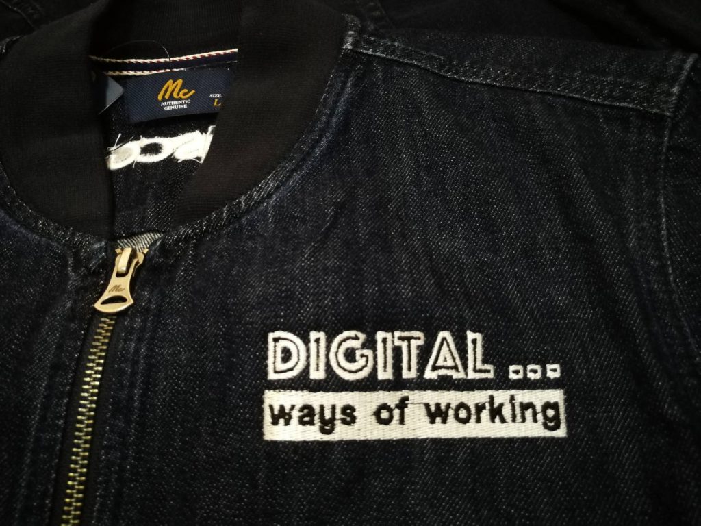 รับปักเสื้อแจ็คเก็ตยีนส์