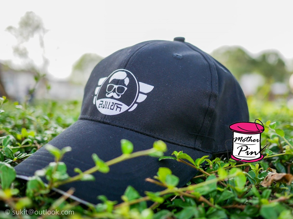 งานสกรีนหมวกกำมะหยี่