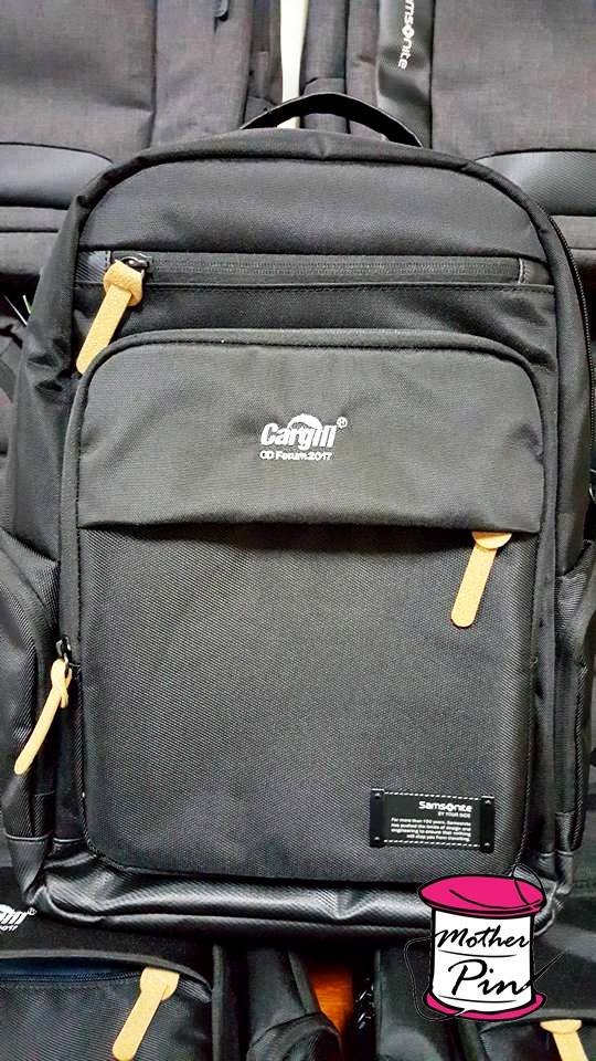 งานปักกระเป๋า เป้ samsonite บริษัท Cargill