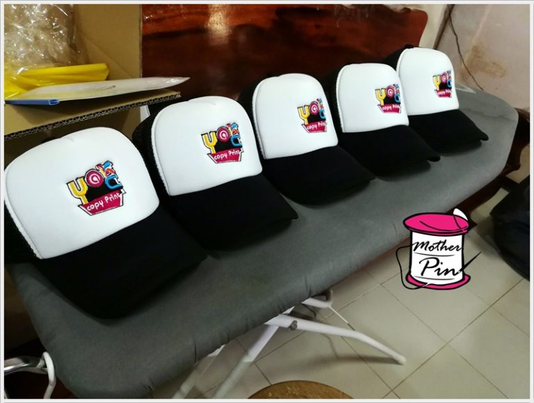 งานปักหมวกตาข่ายร้านถ่ายเอกสาร งานพิมพ์