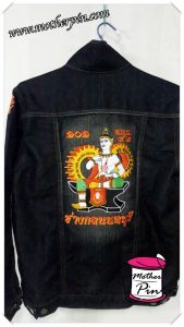 รับปักเสื้อแจ็คเก็ตยีนส์