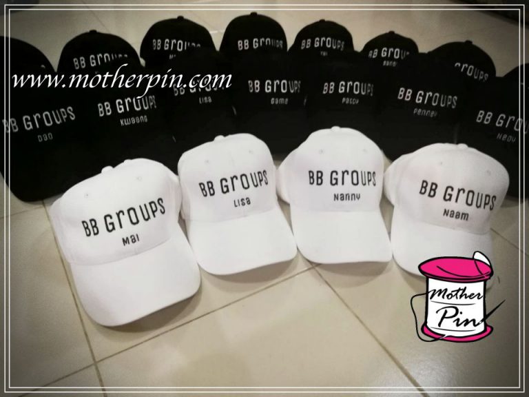งานปักหมวก BB Groups