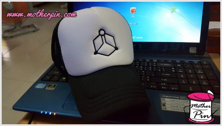รับปักหมวกตาข่ายส่งนอก