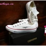 รับปักรองเท้าผ้าใบ converse
