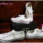 รับปักรองเท้าผ้าใบ converse
