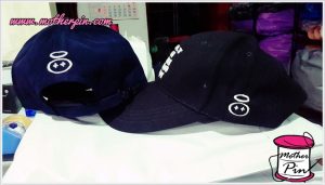 งานปักนูน หมวกแก๊ปผ้า