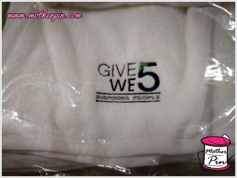 งานปักผ้าขนหนู Give We 5