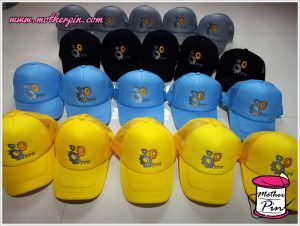 งานปักหมวกบริษัทจำนวนมาก