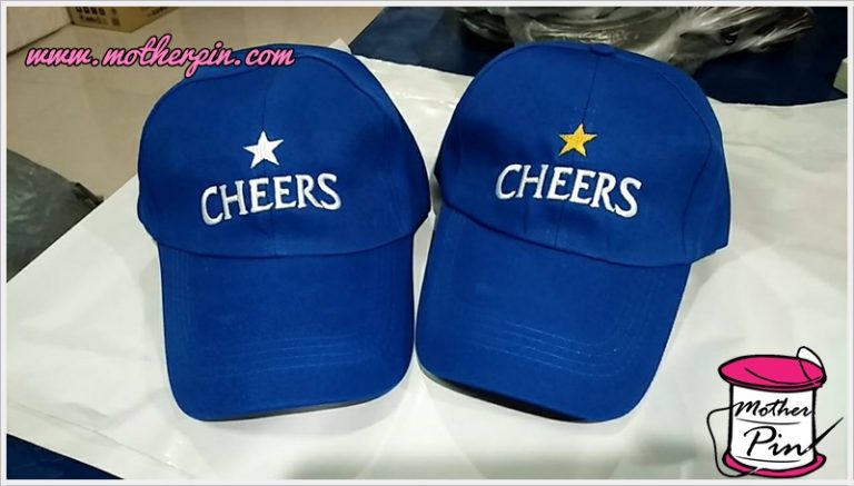 งานปักหมวก CHEERS