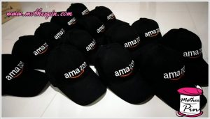 งานปักหมวก Amazon