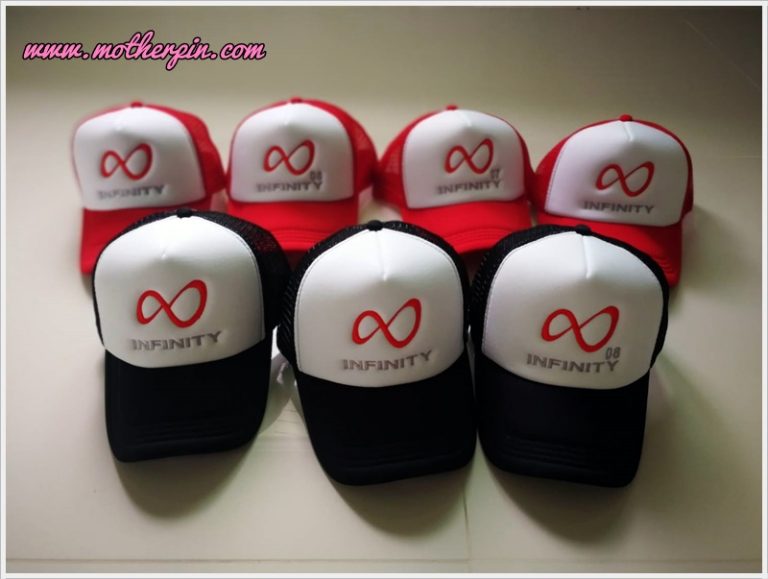 งานปักหมวกโฟม infinity