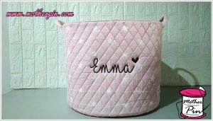 รับปักตะกร้าผ้า