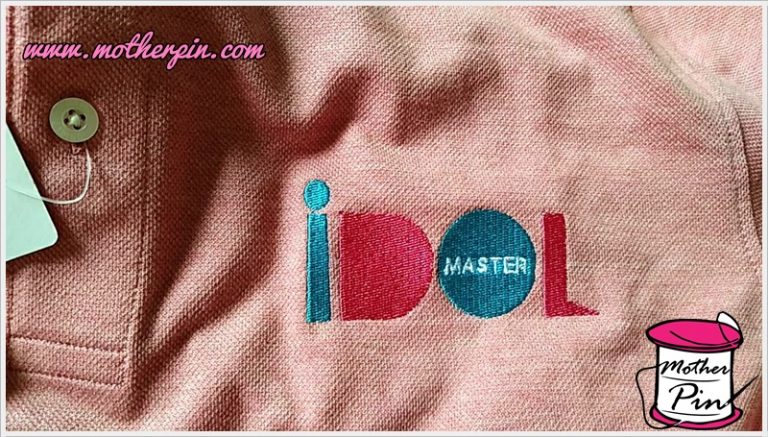 งานปักเสื้อยืดโปโล IDOL MASTER