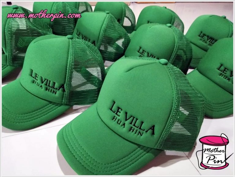 งานปักหมวกโฟม LE VILLA HUA HIN