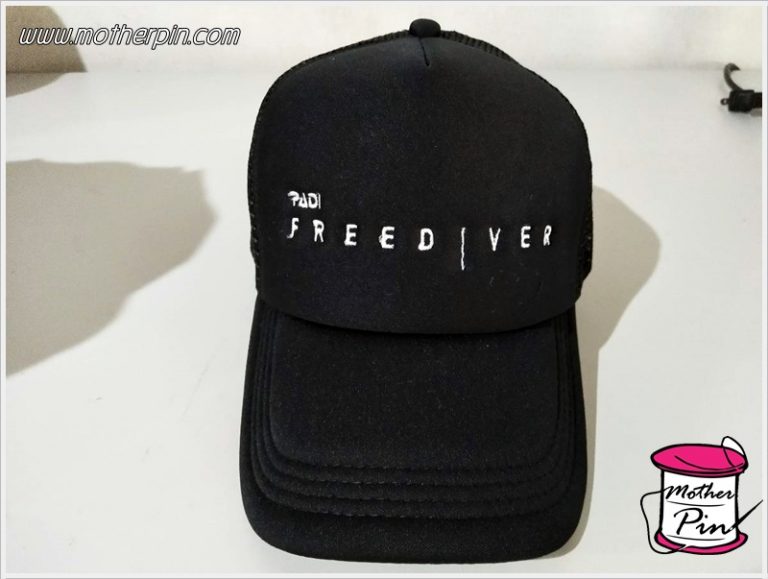 ขายหมวกพร้อมปักจำนวนมาก PADI Free Diver