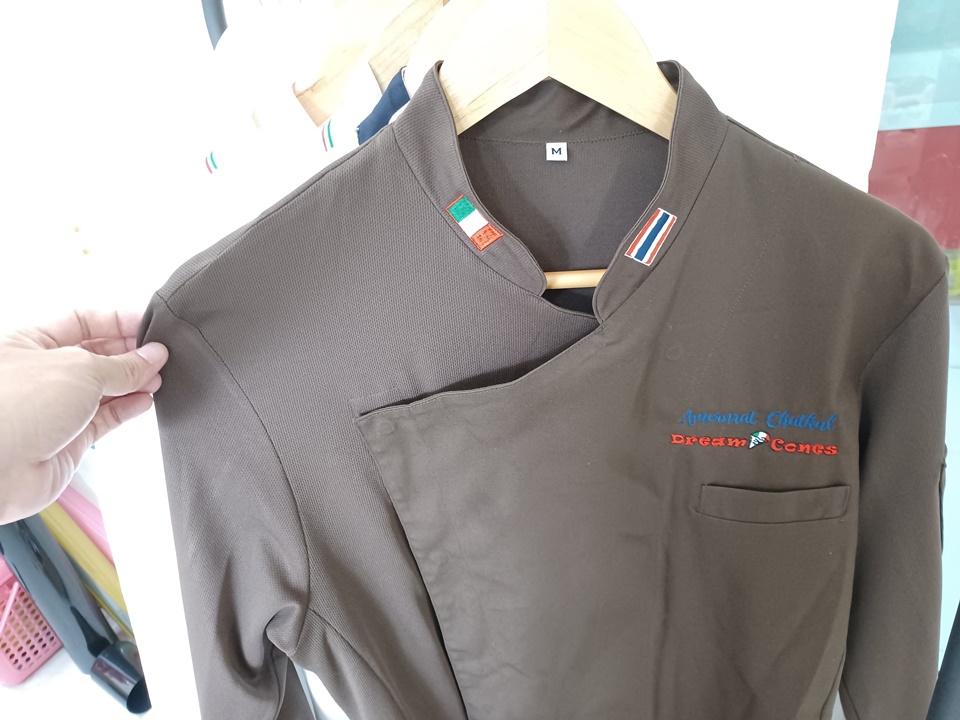 รับปักเสื้อเชฟ
