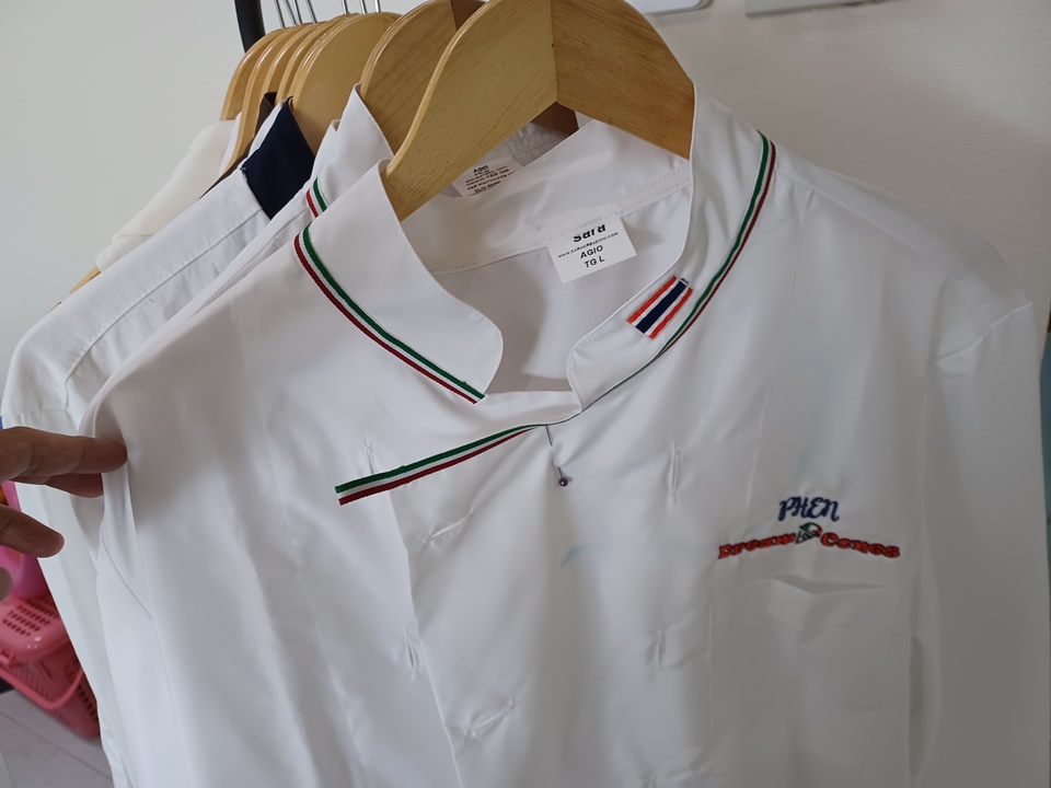 รับปักเสื้อเชฟ