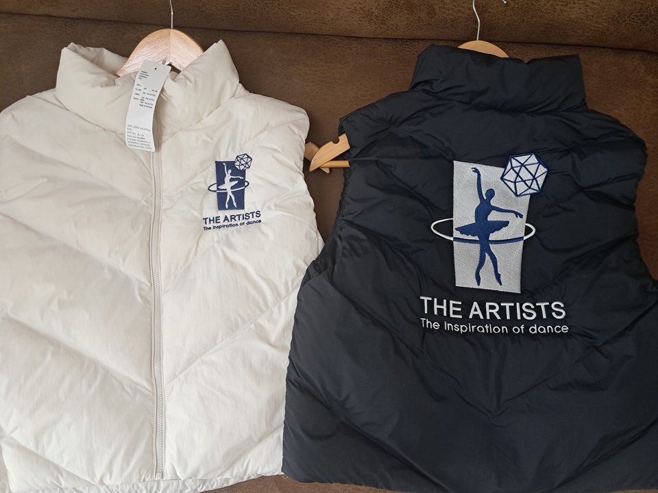 ปักเสื้อกั๊กขนเป็ด