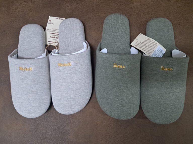 รับปักสลิปเปอร์